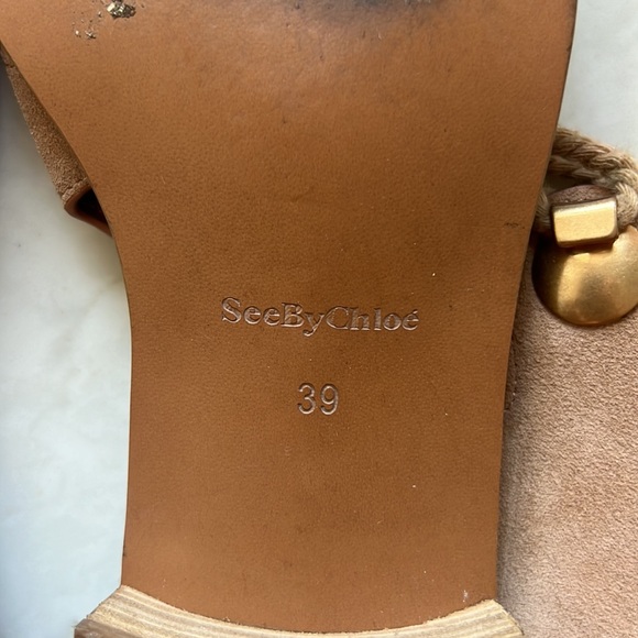 Lace up sandals in good condition - Picture 4 of 10